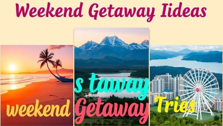 weekend getaway ideas