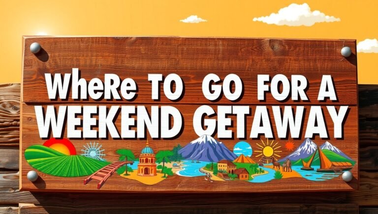 where to go for a weekend getaway