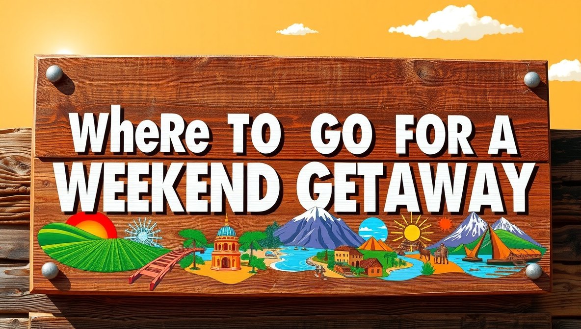 where to go for a weekend getaway