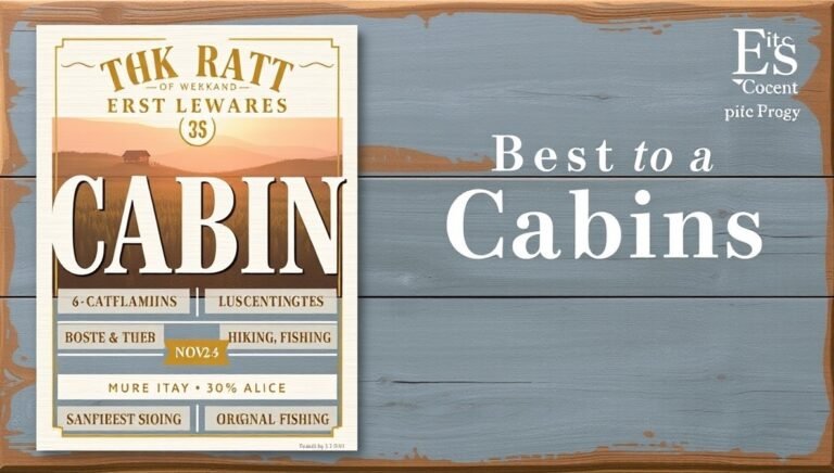 best cabin rentals for a weekend getaway