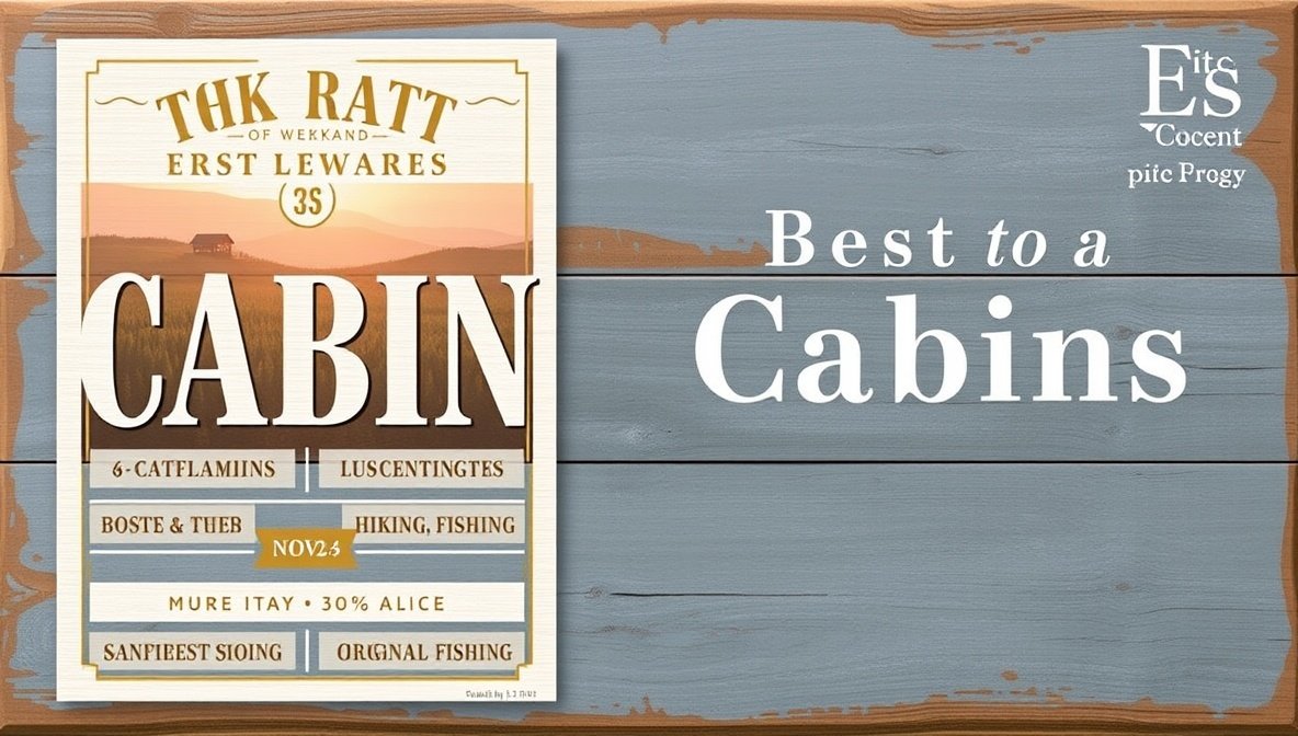 best cabin rentals for a weekend getaway
